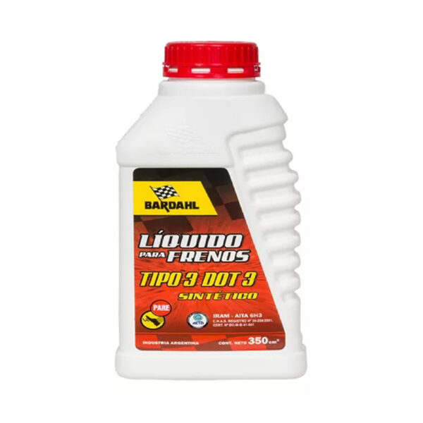 Liquido de Frenos Dot 3 X 350Cc. Lf-350 Bardahl