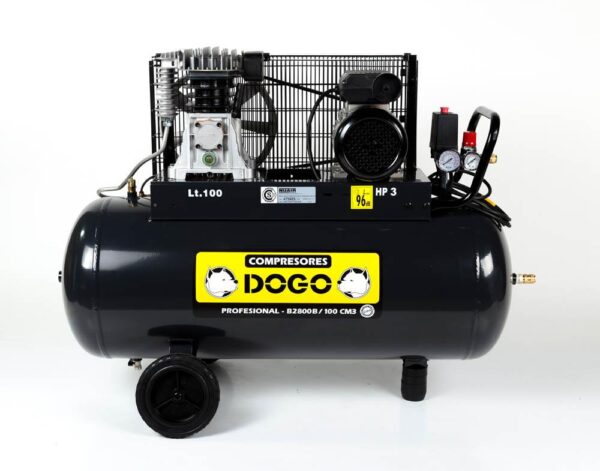 Compresor Dogo 100Lts 3Hp Prof. Monof. Dog50345 *