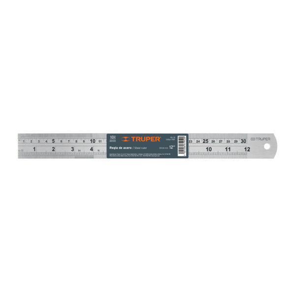 Regla de Acero 300mm Truper 14387