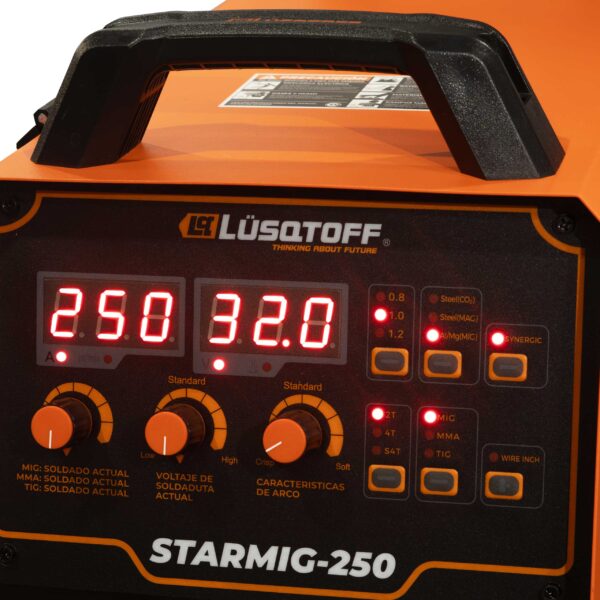 Soldadora Inverter Lusqtoff Mig-Mag Dual- Starmig-250 - Imagen 4