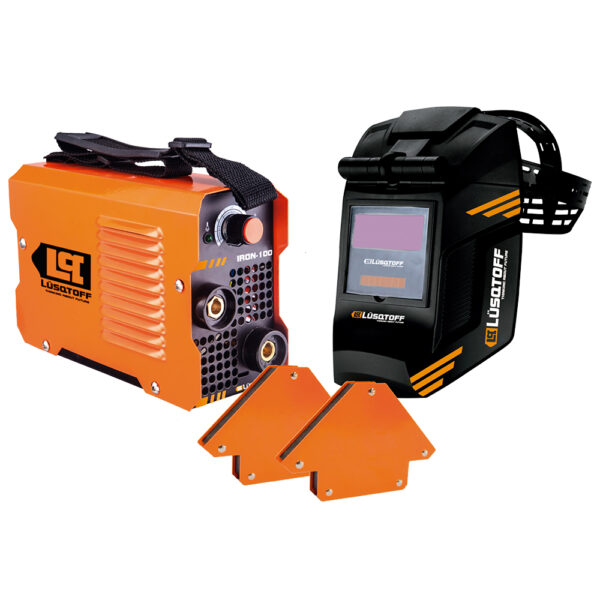Soldadora Inverter Lusqtoff Iron-100 + Máscara