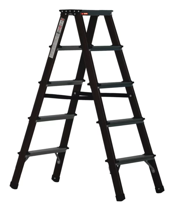 Escalera FEMA Doble Alum.5 Peld.Simil Madera 69500826
