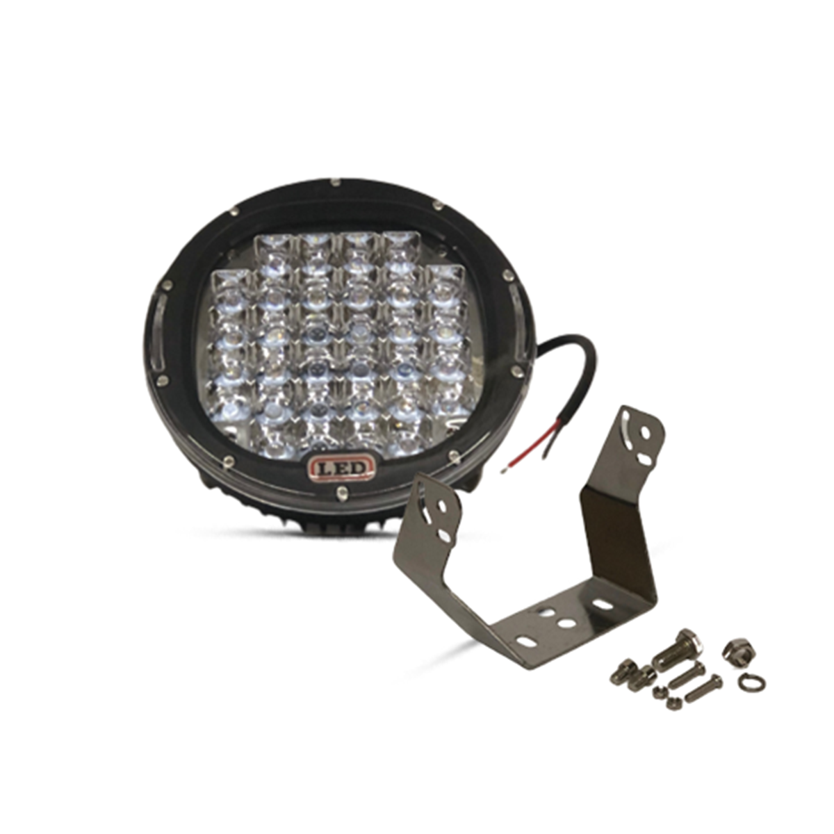 Faro Led 96W 32Led Redondo Dj6970Bla - Imagen 2