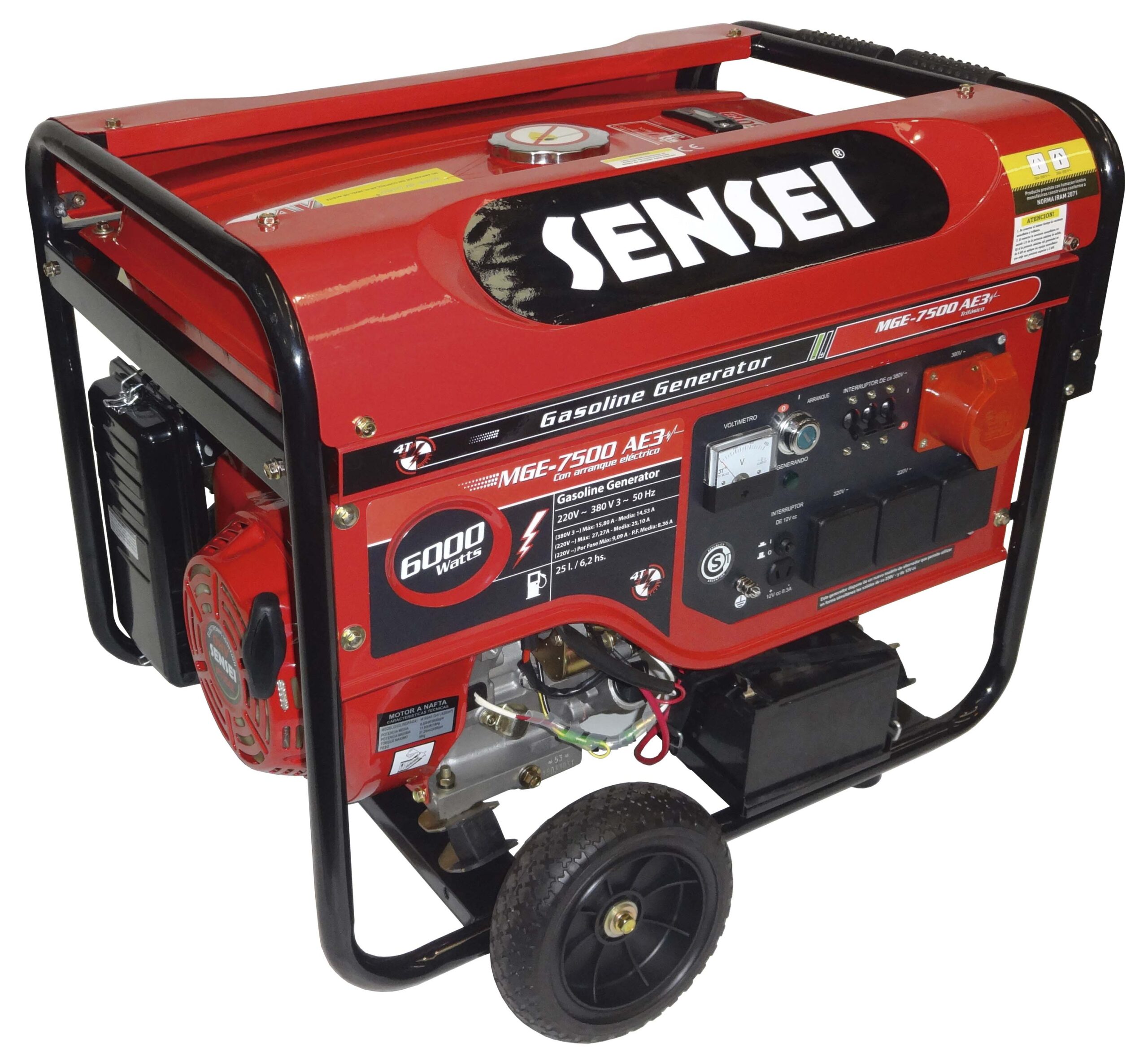 Grupo Electrógeno Sensei MGE-7500 AVR 77.07500