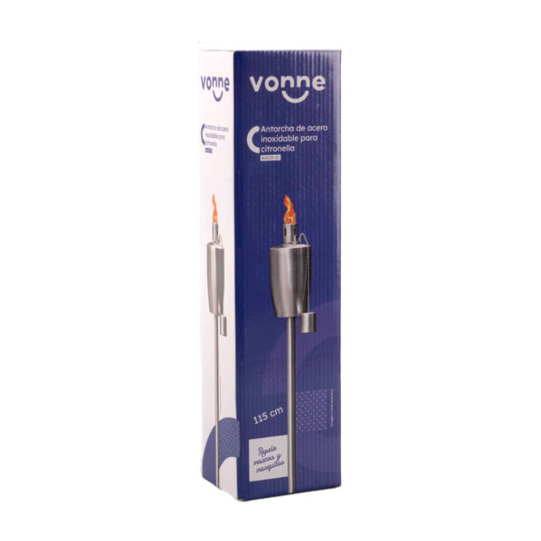Antorcha antimosquitos p/citronella Vonne AA115-01 - Imagen 7