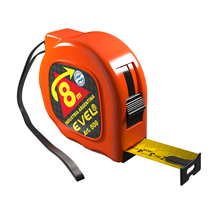 Cinta Metálica Evel Aut.C/Freno X8Mts. EVE00508