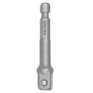 Adaptador 1/4" Hex. X 3/8" Cuadrado 65mm Bremen 7389