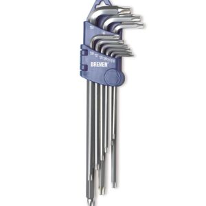 Juego de Llave Bremen Torx En L X9 Ud.Larga Cod 4159