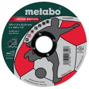 Disco de Corte Metabo 125X1.00X22 Soccer 6162590