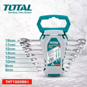 Set Llaves Acodadas Doble Boca 8 Pcs INDUSTRIAL TOTAL THT102486