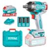 Llave de Impacto 20V BL 500Nm INDUSTRIAL TOTAL TIWLI2050-4 (MALETIN, CARGADOR, Y DOS BATERIAS 4Ah)