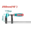 Sargento F Clamp 50x250mm INDUSTRIAL TOTAL THT1320503