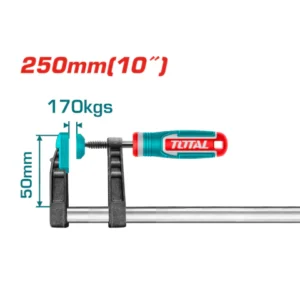 Sargento F Clamp 50x250mm INDUSTRIAL TOTAL THT1320503