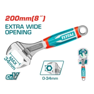 Llave Ajustable 200mm INDUSTRIAL TOTAL THT101086