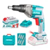 Atornillador de Impacto 20V BL 1/4 230Nm INDUSTRIAL TOTAL TIRLI2023-4 (MALETIN, CARGADOR, Y 2 BATERIAS 2Ah)