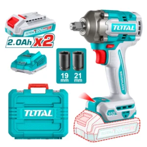 Llave de Impacto a Batería TOTAL 20V Brushless 350 Nm TIWLI2035-4 V2VILI150